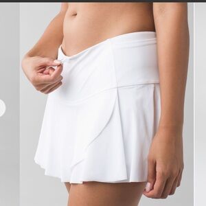 Flawed Lululemon Hit Your Stride Skirt White Size 10